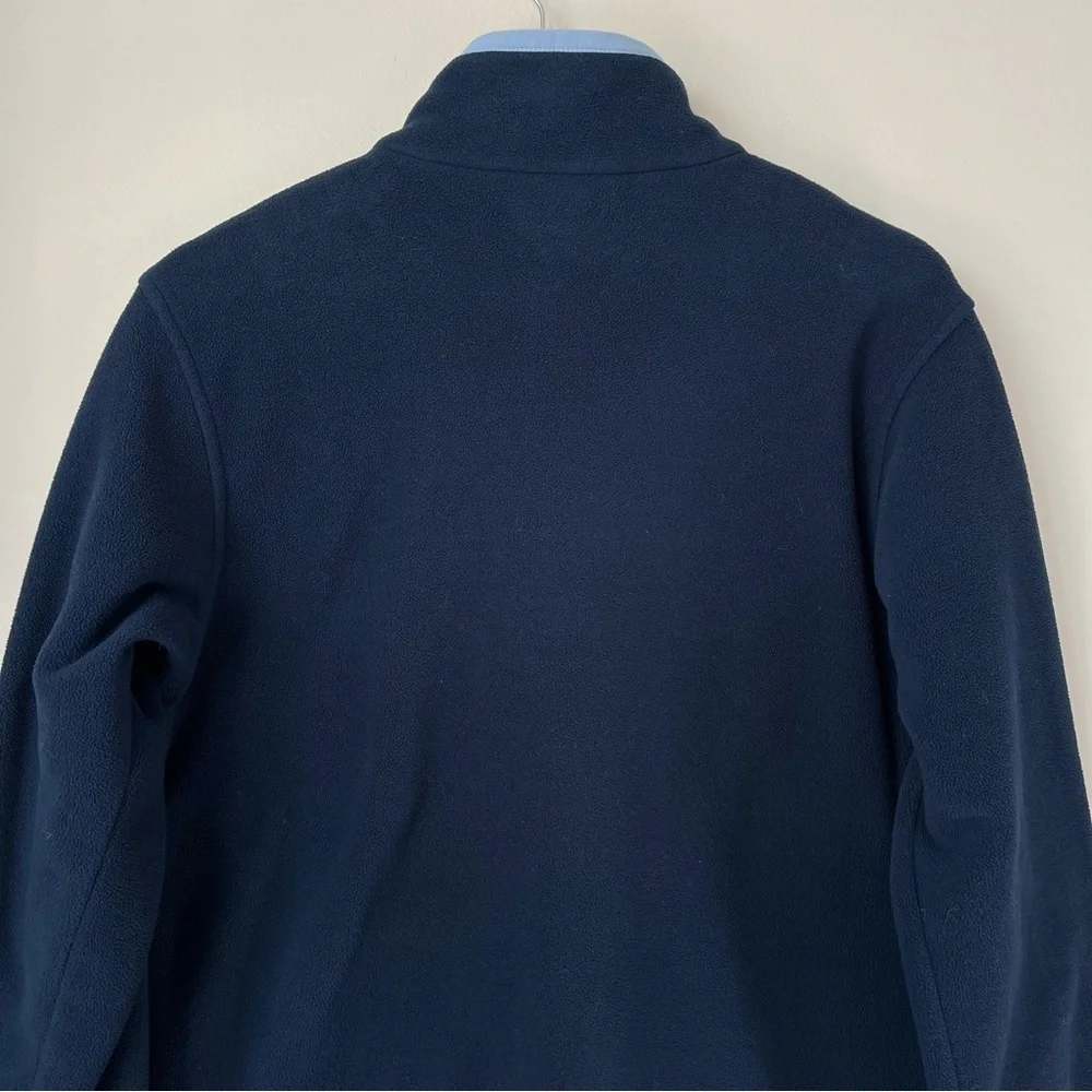 Columbia Men's Small Navy Blue UNC Tar Heels Fleece Full-Zip Jacket Polartec